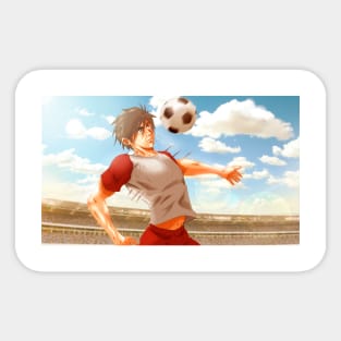 soccer player anime boy Sticker